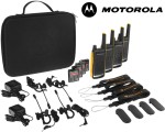 MOTOROLA T82 EXTREME QUAD TALKABOUT - ZESTAW 4 KRÓTKOFALÓWEK DO 10 KM IPX4 + AKCESORIA + WALIZKA | TEL: 666 987 896 | POLSKA DYSTRYBUCJA - GWARANCJA PRODUCENTA