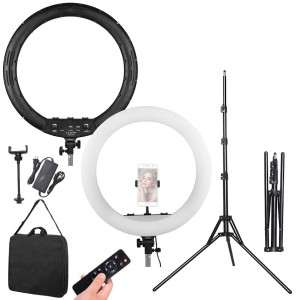 ZESTAW LAMPA PIERSCIENIOWA + STATYW - MITOYA MTY-21C LED RING 53[cm] 3000K-6000K + TORBA + STATYW F-200 185 [cm] | TEL: 666 987 896 | POLSKA DYSTRYBUCJA - GWARANCJA PRODUCENTA