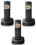 PANASONIC KX-TGC 310 STACJONARNY TELEFON DECT - ZESTAW 3 SŁUCHAWEK  - POLSKA DYSTRYBUCJA
