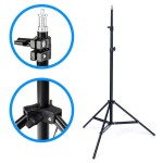 STATYW OŚWIETLENIOWY ST-502 - 70-215CM  MAX 2KG DO LAMP MITOYA 176/480/480l/18C/21C/SUN35 -  GWARANCJA PRODUCENTA