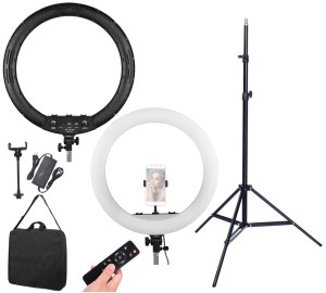 ZESTAW LAMPA PIERSCIENIOWA + STATYW - MITOYA MTY-21C LED RING 53[cm] 3000K-6000K + TORBA + STATYW OŚWIETLENIOWY 70-215 cm 2KG MAX | TEL: 666 987 896 | POLSKA DYSTRYBUCJA - GWARANCJA PRODUCENTA