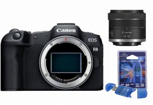 CANON EOS R8 + OBIEKTYW RF 24-50MM F4.5-6.3 IS STM | TEL: 666 987 896 | CZYTNIK KART PAMIĘCI W ZESTAWIE | OFICJALNA POLSKA DYSTRYBUCJA - GWARANCJA PRODUCENTA