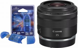CANON RF 35mm F1.8 MACRO IS STM STABILIZACJA OBRAZU (BOX) | TEL: 666 987 896 |  CZYTNIK KART PAMIĘCI W ZESTAWIE | OFICJALNA POLSKA DYSTRYBUCJA - GWARANCJA PRODUCENTA - OBIEKTYW