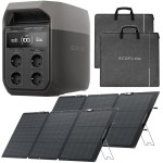 ECOFLOW DELTA 3 1024Wh + 2X PANEL 160W | TEL: 666 987 896 | AUTORZYOWANY SPRZEDAWCA - GWARANCJA 5 LAT STACJA / 2 LATA PANELE -  PRZENOŚNA STACJA ZASILAJĄCA 1024 Wh 1800 W