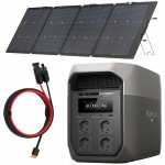  ECOFLOW DELTA 3 MAX 2048 Wh + PANEL 220W | TEL: 666 987 896 | AUTORYZOWANY SPRZEDAWCA - GWARANCJA 5 LAT STACJA / 2 LATA PANEL - PRZENOŚNA STACJA ZASILAJĄCA