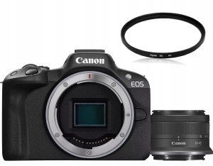 FILTR UV W ZESTAWIE | CANON EOS R50 + OBIEKTYW RF-S 18-45mm F4.5-6.3 IS STM | TEL: 666 987 896 | OFICJALNA POLSKA DYSTRYBUCJA - GWARANCJA PRODUCENTA