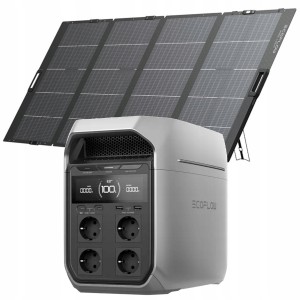 ECOFLOW DELTA 3 PLUS 1024WH + PANEL 400W NEXTGEN | TEL: 666 987 896 | AUTORYZOWANY SPRZEDAWCA - GWARANCJA 5 LAT STACJA / 2 LATA PANEL - PRZENOŚNA STACJA ZASILAJĄCA