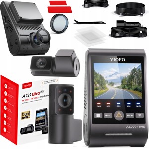 WPISZ TYLKO KOD "RABAT-120" I KUP O 120,00 ZŁ TANIEJ | VIOFO A229 ULTRA 3CH - 4K + 4K + FHD - HDR - GPS - WI-FI - BLUETOOTH | TEL: 666 987 896 | POLSKA DYSTRYBUCJA - GWARANCJA PRODUCENTA - REJESTRATOR KAMERA SAMOCHODOWA