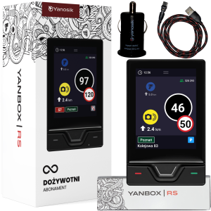 WPISZ TYLKO KOD "RABAT-150" I KUP O 150,00 ZŁ TANIEJ | YANBOX YANOSIK RS - ABONAMENT DOŻYWOTNI - ANTYRADAR Z WYŚWIETLACZEM - ASYSTENT AUTOSTRADOWY | TEL: 666 987 896 | GWARANCJA PRODUCENTA