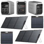 ECOFLOW DELTA 3 MAX PLUS 2048WH + 2X PANEL 160W NAJNOWSZEJ GENERACJI | TEL: 666 987 896 | AUTORZYOWANY SPRZEDAWCA - GWARANCJA 5 LAT STACJA / 2 LATA PANELE - PRZENOŚNA STACJA ZASILANIA  2048WH X-FUSION 3000W