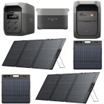  ECOFLOW DELTA 3 MAX 2048 Wh + 2X PANEL 160W NAJNOWSZEJ GENERACJI | TEL: 666 987 896  | AUTORZYOWANY SPRZEDAWCA - GWARANCJA 3 LATA STACJA / 5 LAT PANELE-  PRZENOŚNA STACJA ZASILANIA 2048 Wh UPS 2400W / 4800W 