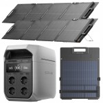 ECOFLOW DELTA 3 MAX PLUS 2048WH + 2X PANEL 110W | TEL: 666 987 896 | AUTORZYOWANY SPRZEDAWCA - GWARANCJA 3 LATA STACJA / 5 LAT PANELE - PRZENOŚNA STACJA ZASILANIA  2048WH X-FUSION 3000W