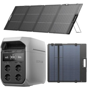 ECOFLOW DELTA 3 PLUS 1024Wh + PANEL 220W | TEL: 666 987 896 | AUTORYZOWANY SPRZEDAWCA - GWARANCJA 5 LAT STACJA / 5 LAT PANEL - PRZENOŚNA STACJA ZASILAJĄCA UPS