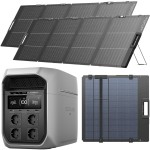 ECOFLOW DELTA 3 MAX PLUS 2048WH  + 2X PANEL 220W  | TEL: 666 987 896 | AUTORZYOWANY SPRZEDAWCA - GWARANCJA 3 LATA STACJA / 5 LAT PANELE - PRZENOŚNA STACJA ZASILANIA  2048WH X-FUSION 3000W