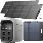 ECOFLOW DELTA 3 PLUS 1024Wh + 2X PANEL 220W | TEL: 666 987 896 | AUTORYZOWANY SPRZEDAWCA - GWARANCJA 5 LAT STACJA / 5 LAT PANELE - PRZENOŚNA STACJA ZASILAJĄCA UPS