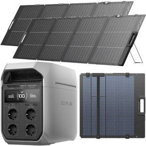 ECOFLOW DELTA 3 PLUS 1024Wh + 2X PANEL 220W | TEL: 666 987 896 | AUTORYZOWANY SPRZEDAWCA - GWARANCJA 5 LAT STACJA / 5 LAT PANELE - PRZENOŚNA STACJA ZASILAJĄCA UPS