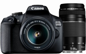 CANON EOS 2000D + CANON 18-55 DC III + 75-300 III | TEL: 666 987 896 | OFICJALNA POLSKA DYSTRYBUCJA - GWARANCJA PRODUCENTA