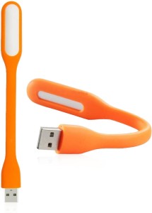 GIĘTKA SILIKONOWA LAMPKA LED - USB  (POMARAŃCZOWA) - GWARANCJA PRODUCENTA